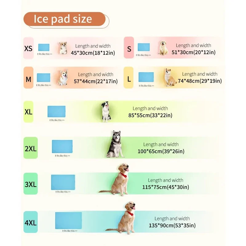 Tapis Rafraîchissant Gros Chien Grand Modèle