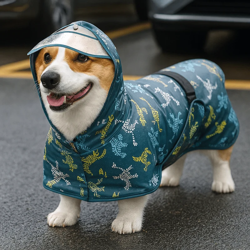 Imperméable Capuche Gros Chien Pluie