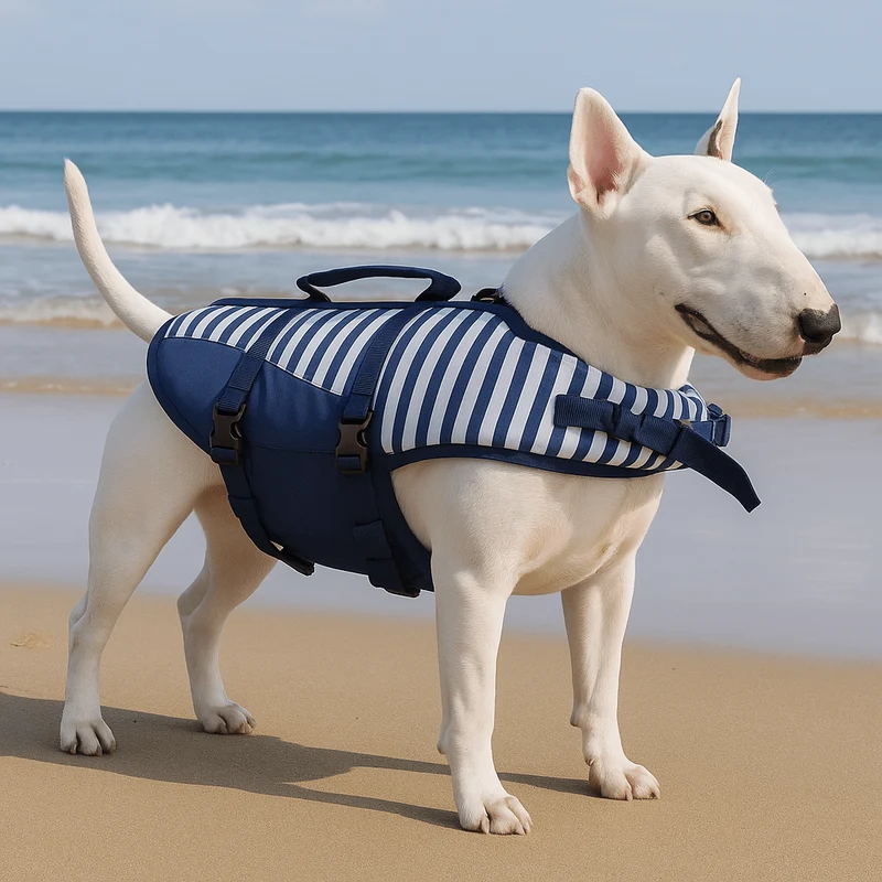 Gilet Sauvetage Marinière Chien Aquatique