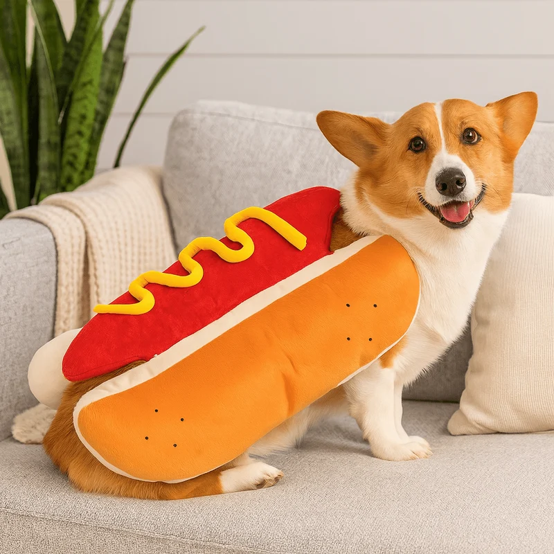 Déguisement Hot Dog Costume Chien