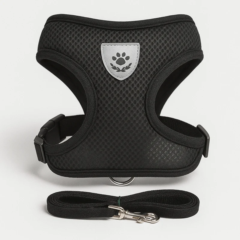 Set Harnais Laisse Petit Chien Coloré Confort