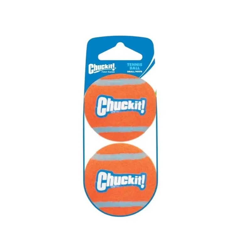 LOT DE 2 BALLES DE TENNIS POUR CHIEN (2 TAILLES DIPO)
