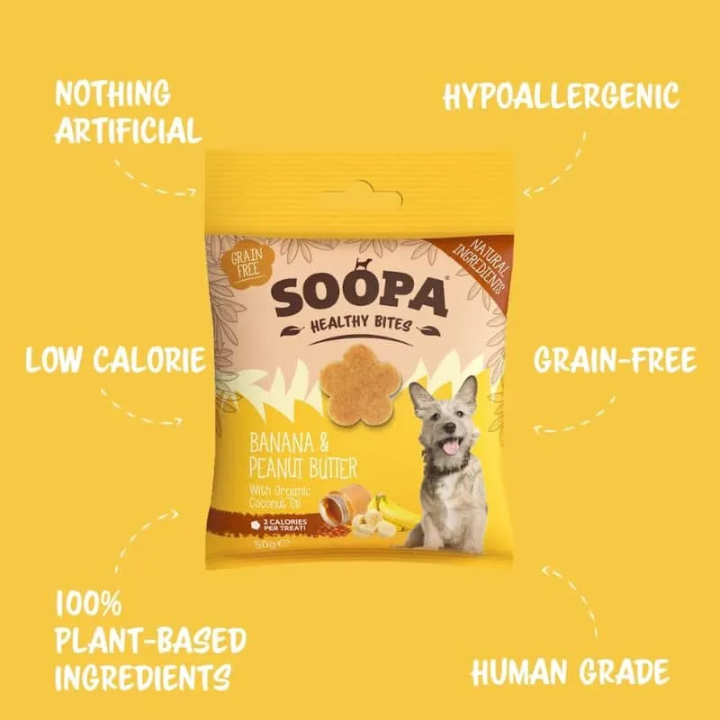 FRIANDISES D'ÉDUCATION POUR CHIEN - BANANE ET PEANUT BUTTER 🥜🍌