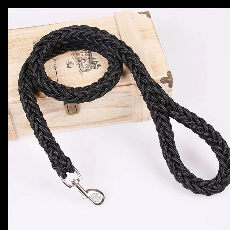 Laisse Corde Nylon Tressée Gros Chien