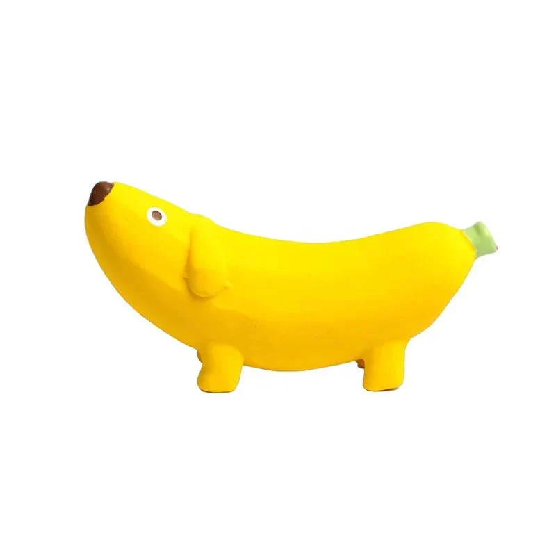 Jouet Latex Squeaky Gros Chien Fruits