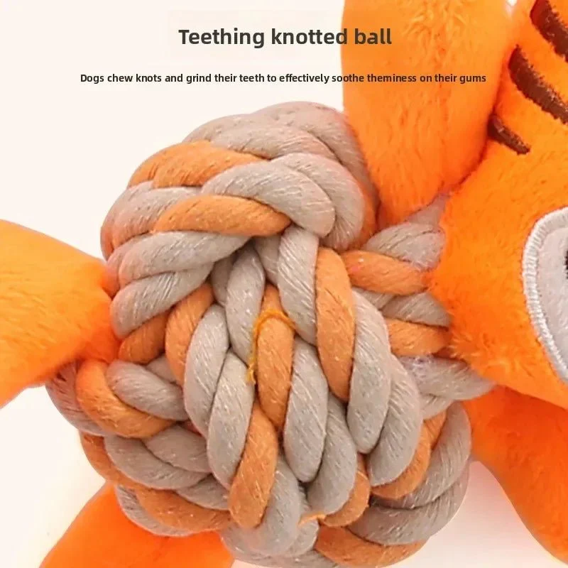 Jouet Mastication Corde Squeaker Gros Chien
