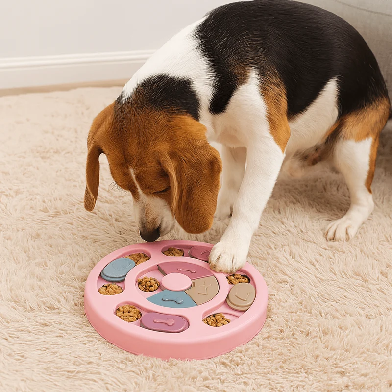 Puzzle Anti-Glouton Rond Stimulation Gros Chien