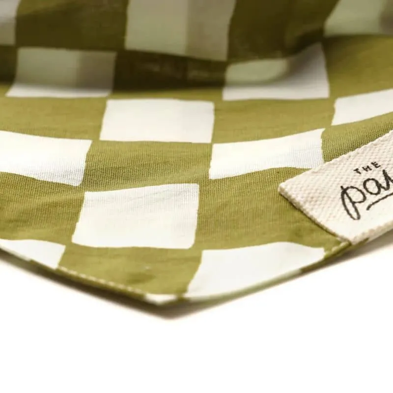 BANDANA POUR CHIEN - CHECKMATE VERT