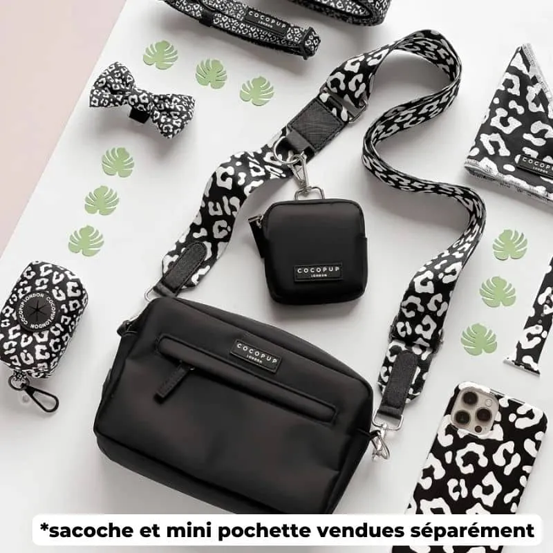 ANSE POUR SACOCHE - LÉOPARD NOIR