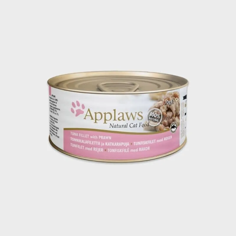 PÂTÉE COMPLÉMENTAIRE POUR CHAT - FILET DE THON ET CREVETTES