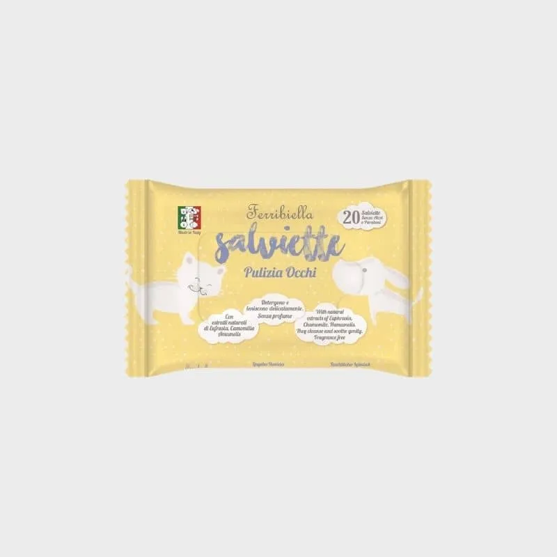 LINGETTES NETTOYANTES POUR LES YEUX - POUR CHIEN ET CHAT