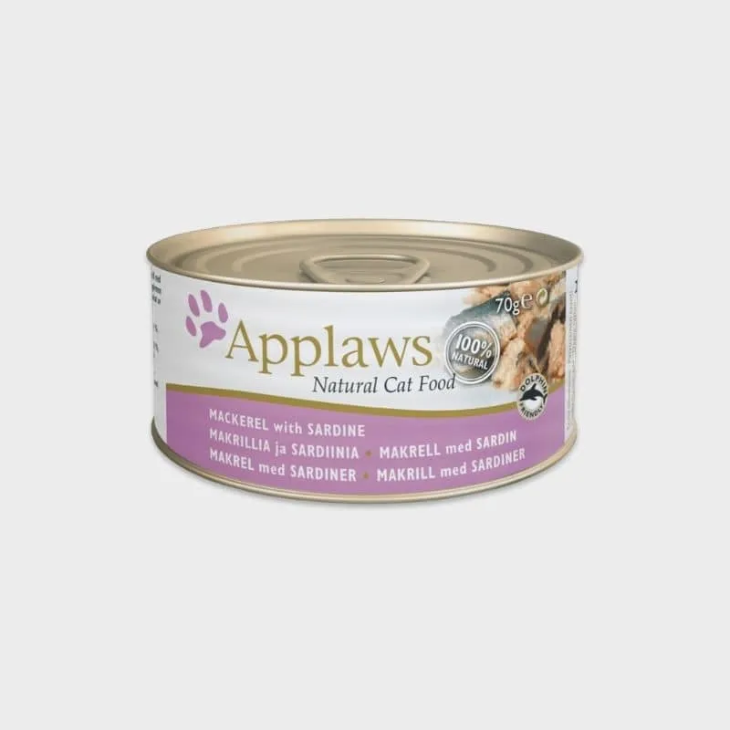 PÂTÉE COMPLÉMENTAIRE POUR CHAT - MAQUEREAU ET SARDINES