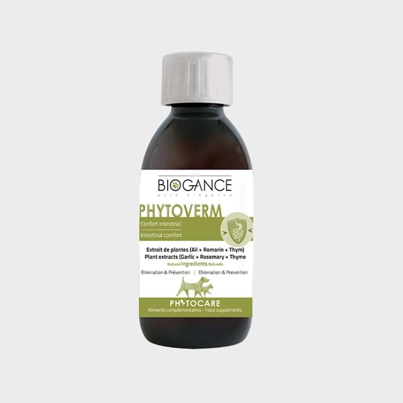 VERMIFUGE NATUREL PHYTOVERM - POUR CHIEN ET CHAT