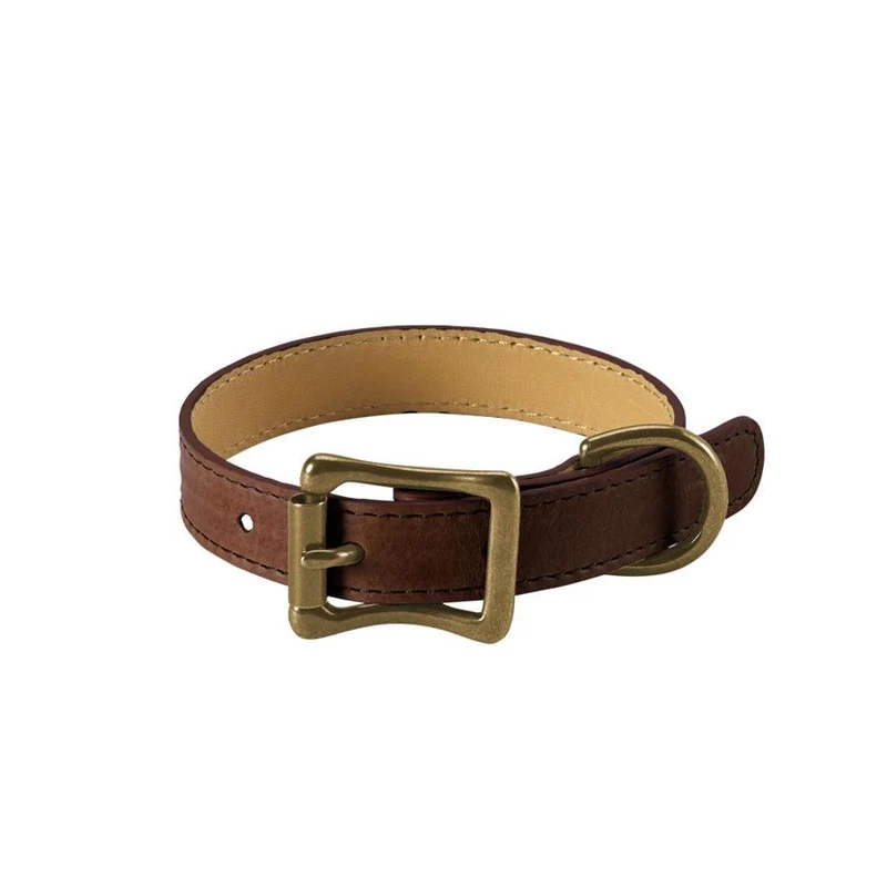 Italian Leather "Petite" Dog Collar - Personalized