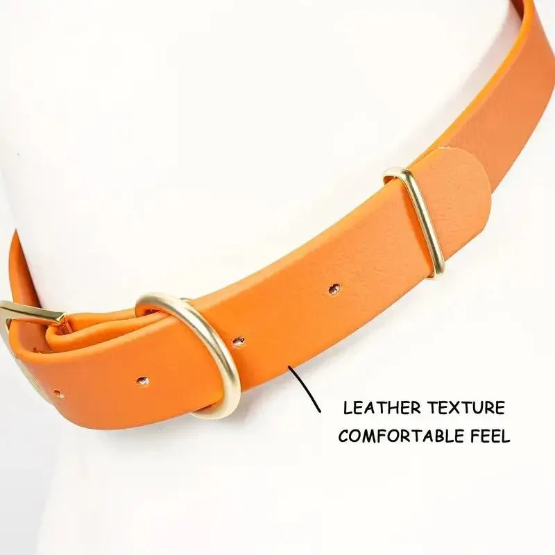 Collier Orange Haute Visibilité Gros Chien