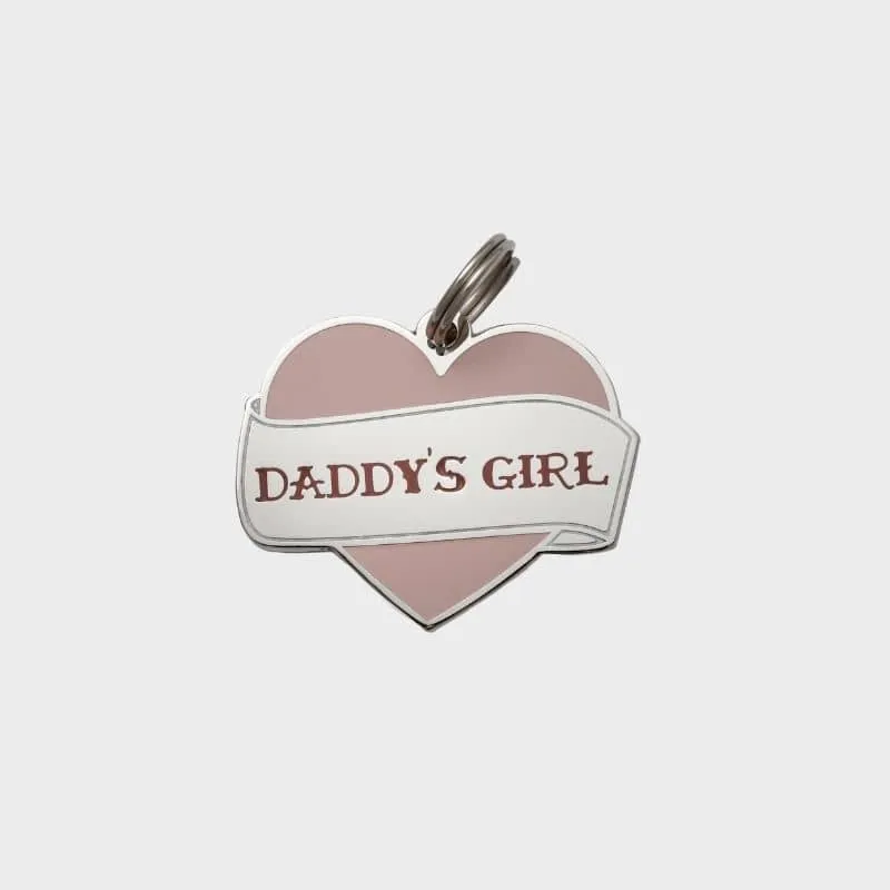MÉDAILLE POUR CHIEN - DADDY'S GIRL (FILLE À PAPA)