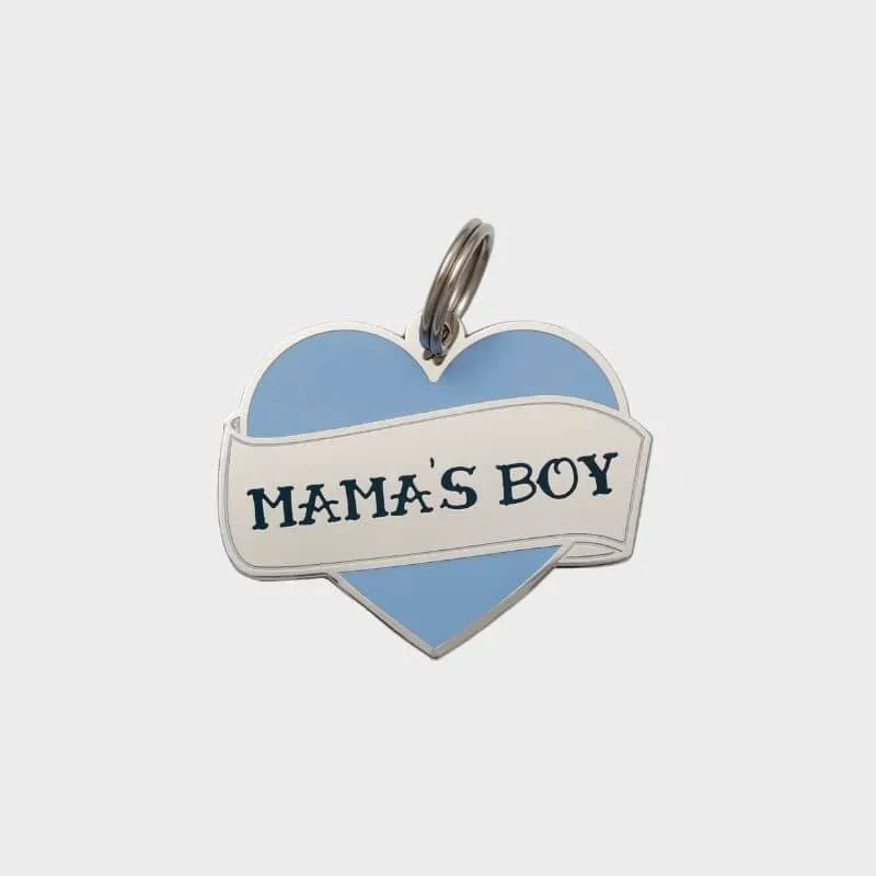 MÉDAILLE POUR CHIEN - MAMA'S BOY (FILS À MAMAN)