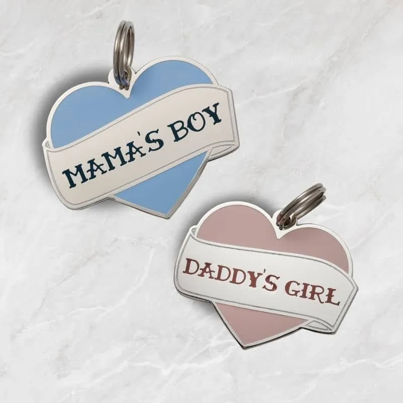 MÉDAILLE POUR CHIEN - MAMA'S BOY (FILS À MAMAN)