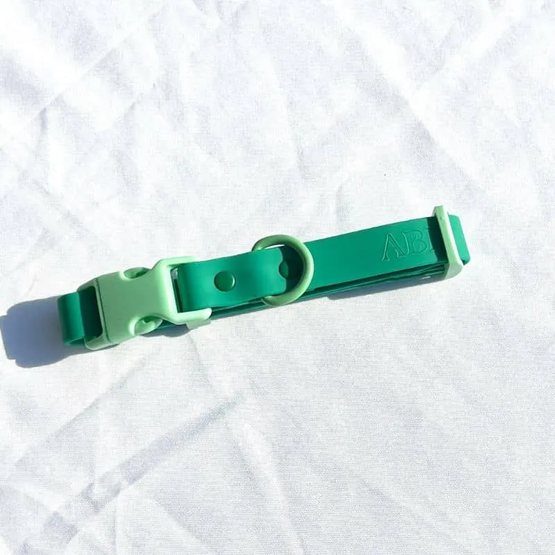 COLLIER POUR CHIEN WATERPROOF - BICOLORE VERT