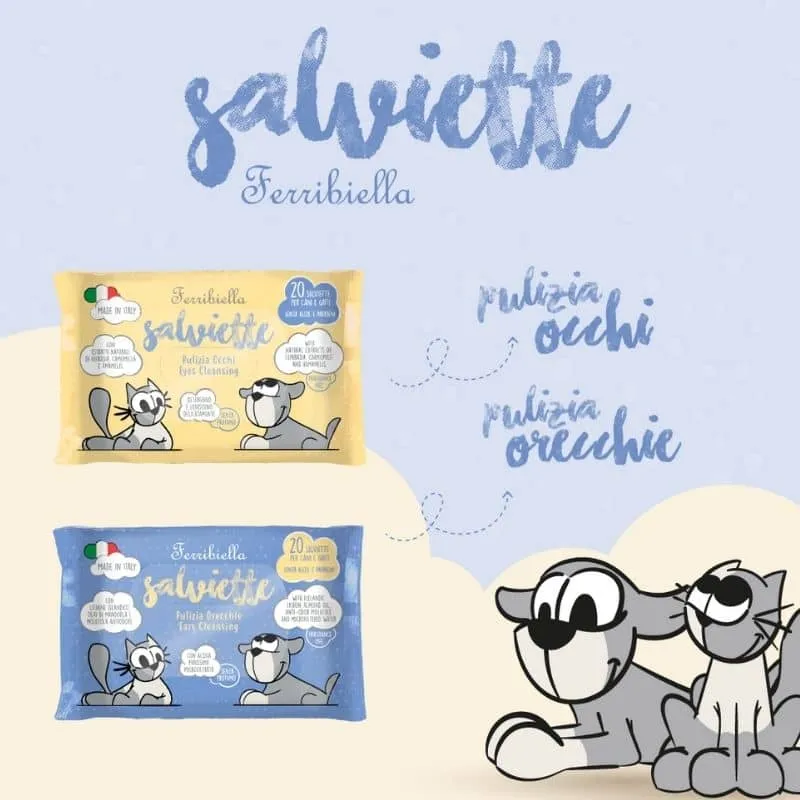 LINGETTES NETTOYANTES POUR LES OREILLES - POUR CHIEN ET CHAT