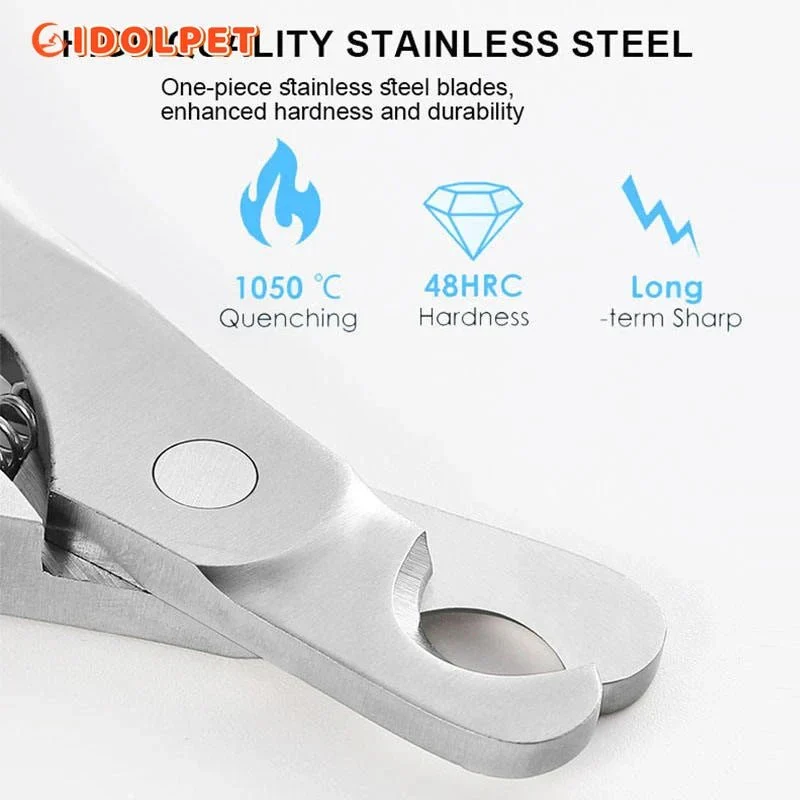 Coupe-Ongles Gros Chien Inox Ergonomique