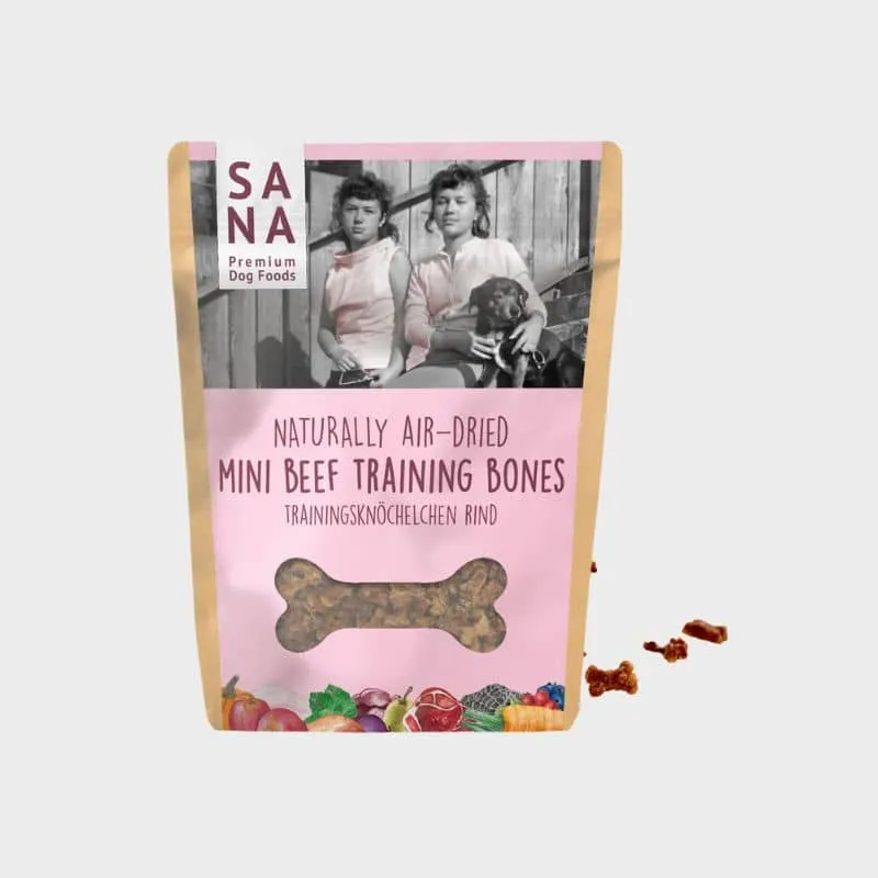 FRIANDISES D’ÉDUCATION POUR CHIEN EN FORME D’OS - BOEUF (100 g ou seau de 1 kg)