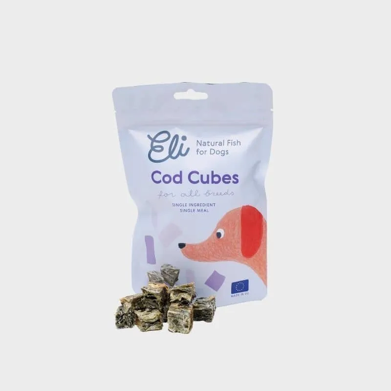 FRIANDISES POUR CHIEN - CUBES DE MORUE SÉCHÉE