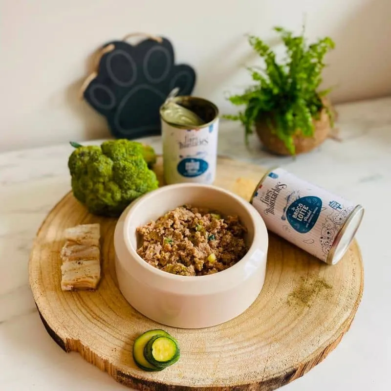 PÂTÉE POUR CHIEN SANS CÉRÉALES - BROCOLOTTE * POULET LOTTE