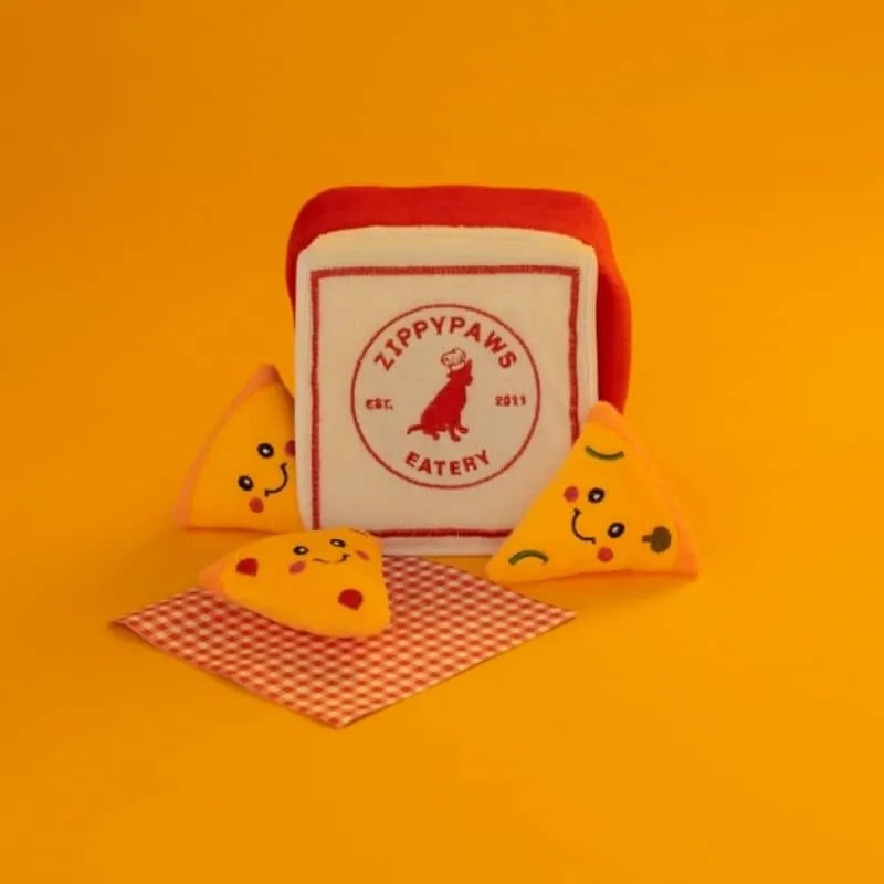 JOUET D’OCCUPATION INTERACTIF POUR CHIEN - BOITE À PIZZA 🍕