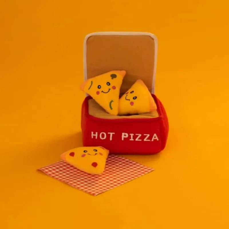 JOUET D’OCCUPATION INTERACTIF POUR CHIEN - BOITE À PIZZA 🍕