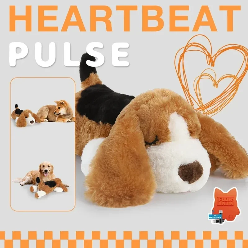 Jouet Apaisant Battement Coeur Chiot