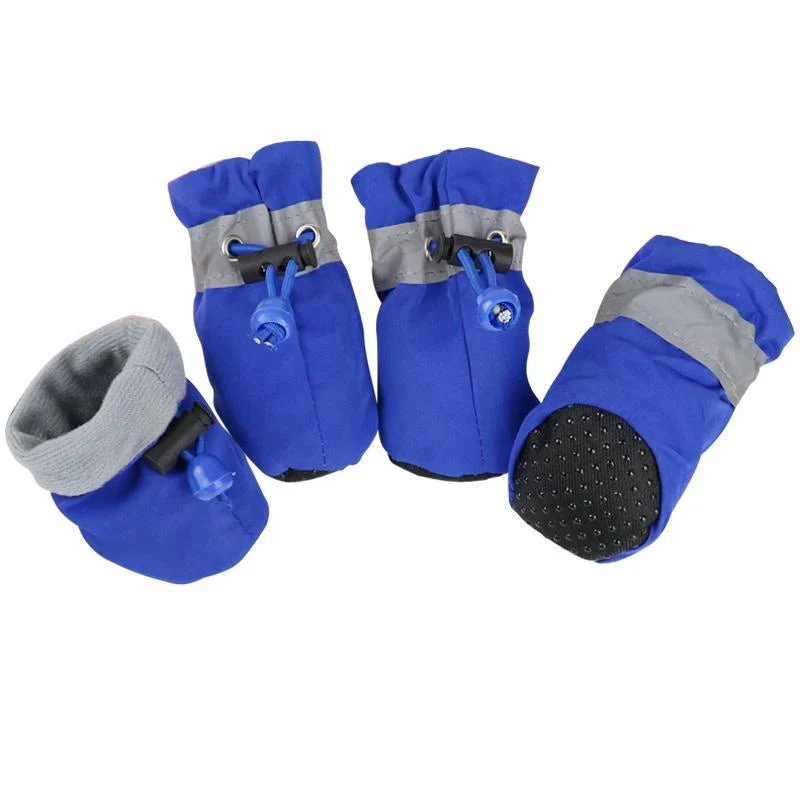 Bottes Fourrées Hiver Antidérapantes Chien