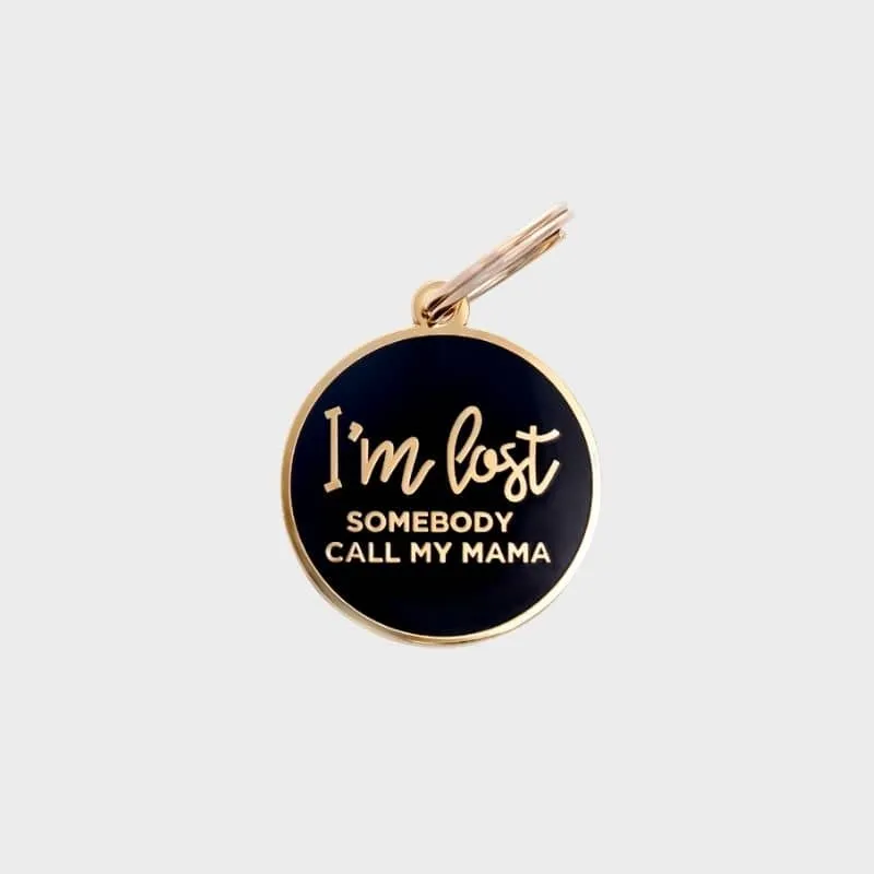 MÉDAILLE POUR CHIEN - I'M LOST SOMEBODY CALL MY MAMA 😱