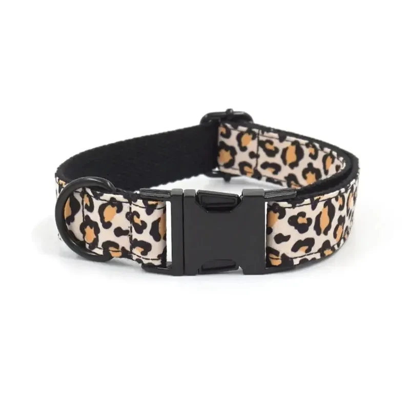 Collier Léopard Réglable Chien Tendance