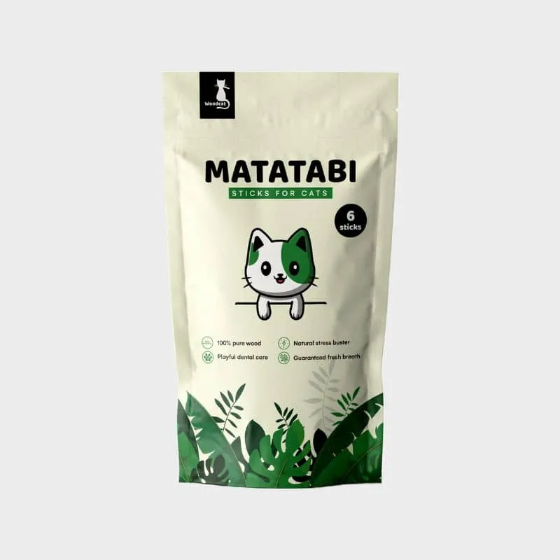 BÂTONNET DE MATATABI POUR CHAT (SACHET DE 6)