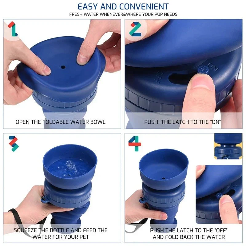 Gourde Portable 500ml Chien Gamelle
