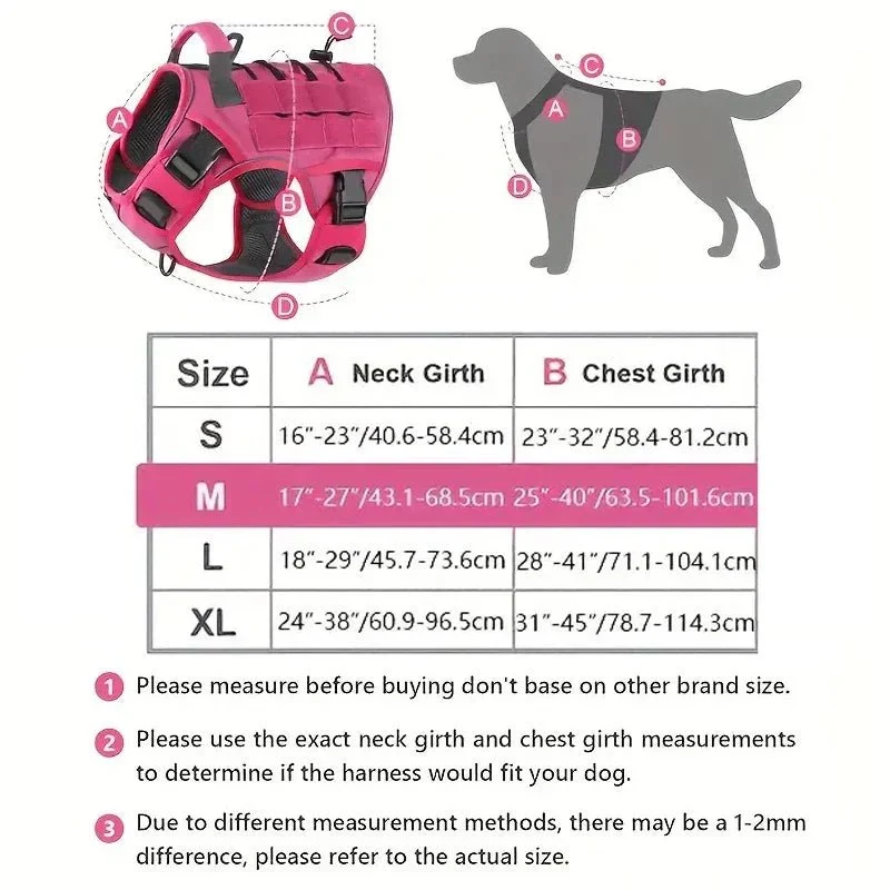 Harnais Rose Anti-Traction Confort Gros Chien