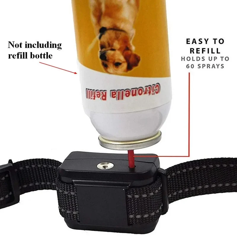 Collier Anti-Aboiement Citronnelle Gros Chien