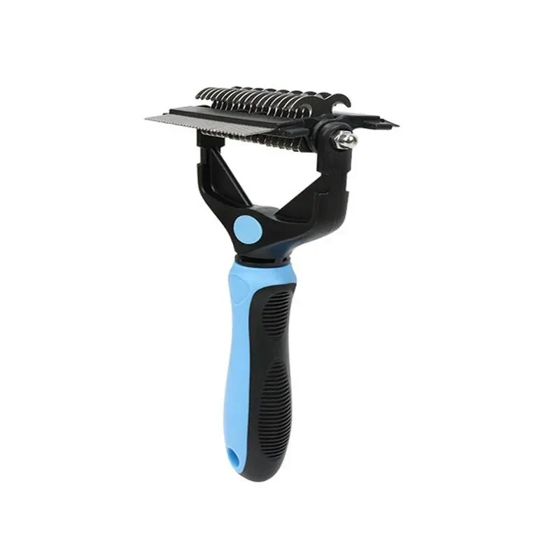 Brosse Toilettage 3-en-1 Inox Démêlante