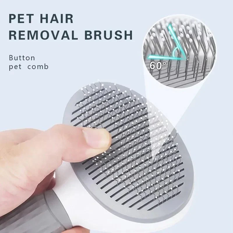 Brosse Autonettoyante Poil Court Chien