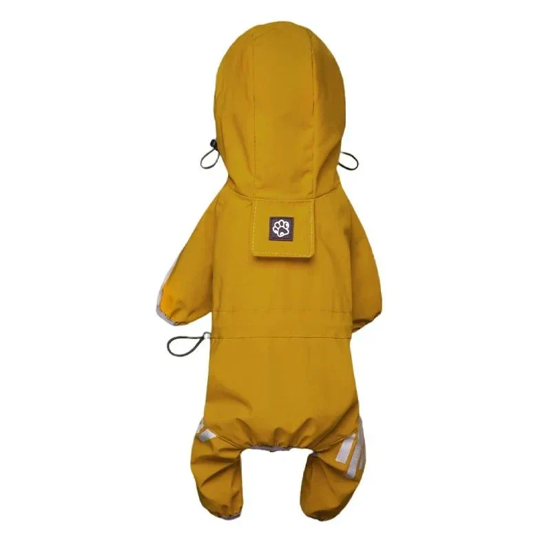Combinaison Imperméable Capuche Chien Colorée