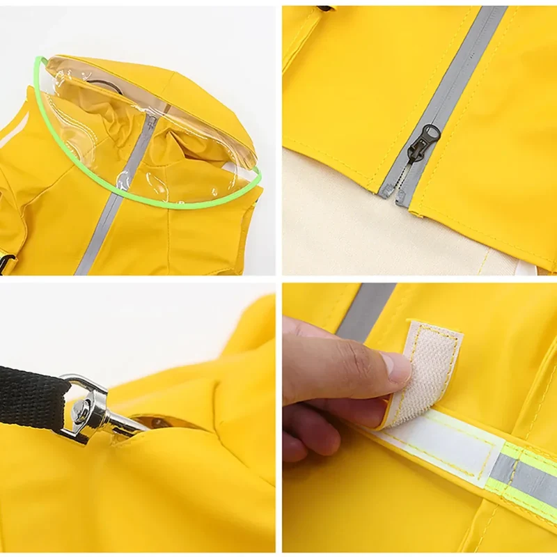 Imperméable Jaune Voyant Gros Chien 5XL