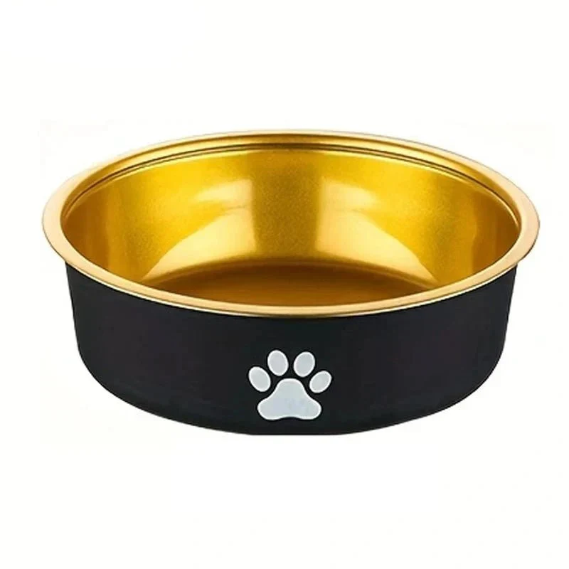 Gamelle Antidérapante Inox Brun Or Chien