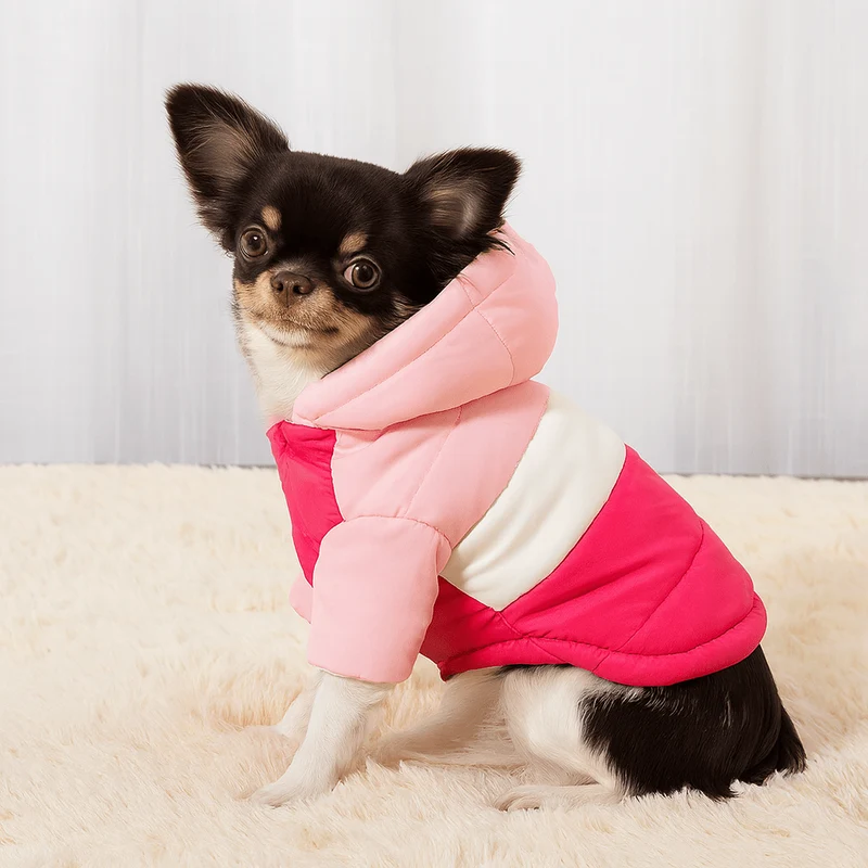 Doudoune Imperméable Petit Chien Hiver