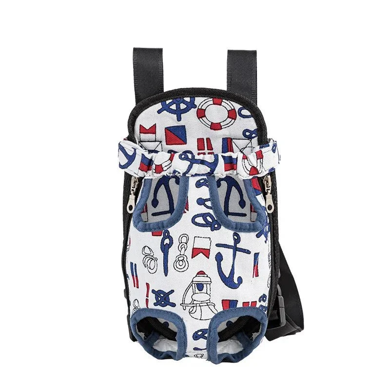 Sac Ventral Chien à Motifs Variés