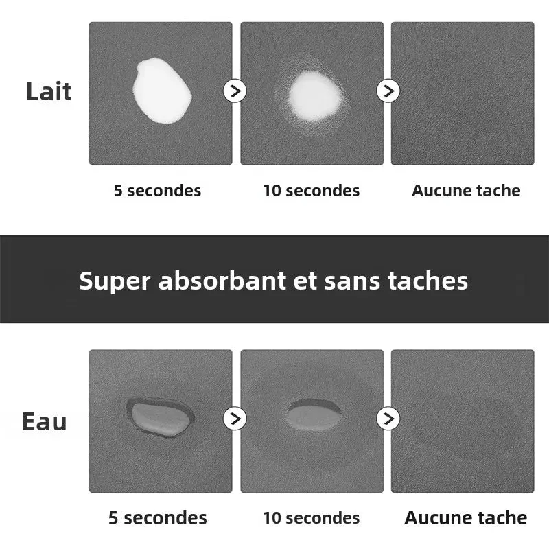 Tapis Gamelle Antidérapant Absorbant Chien
