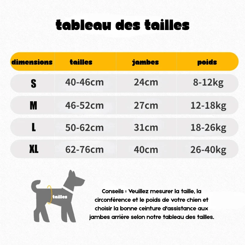Harnais Soulagement Articulations Gros Chien