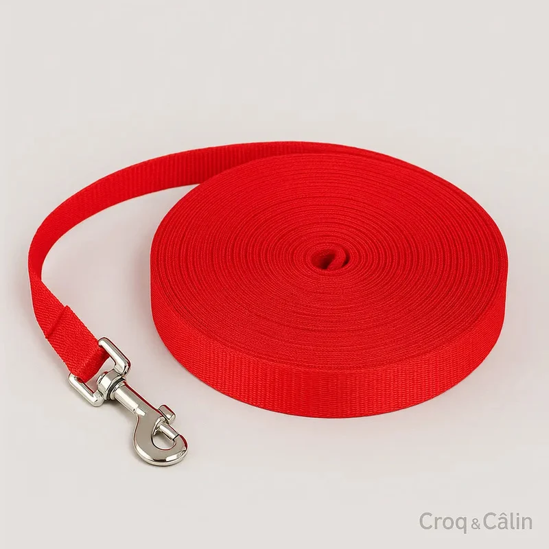 Longe Nylon 5m Gros Chien Renforcée