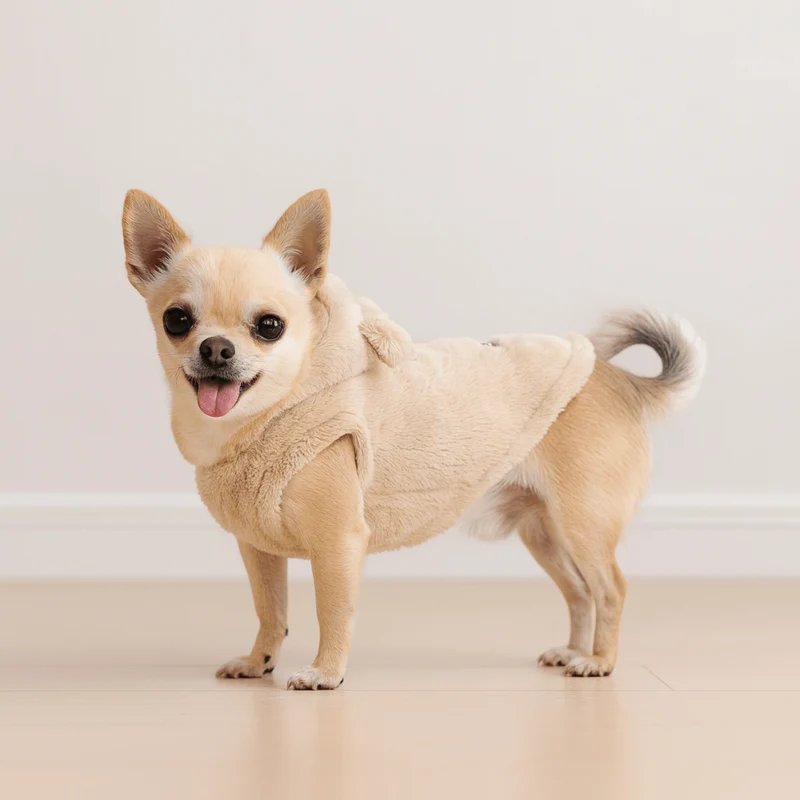 Pull Polaire Doux Petit Chien