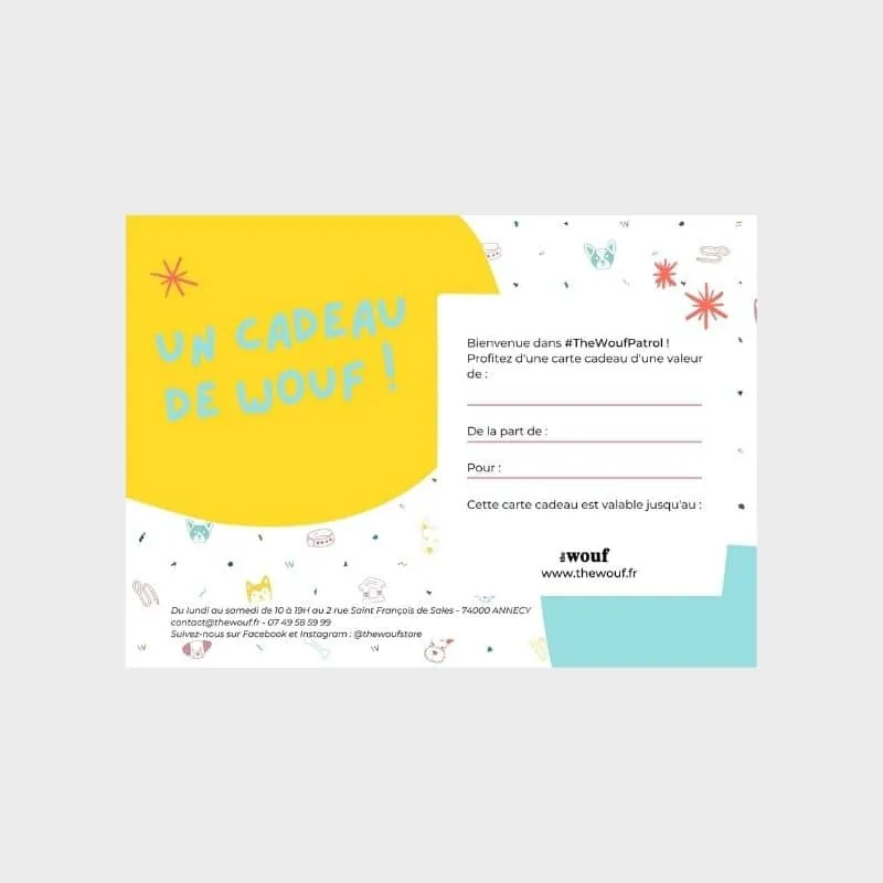 CARTE-CADEAU THE WOUF 🎁